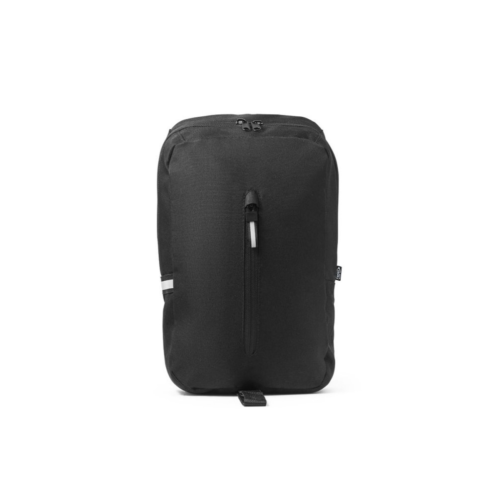 DELFOS - 300D recycled polyester and 600D recycled polyester single strap backpack, with 210D recycled polyester lining