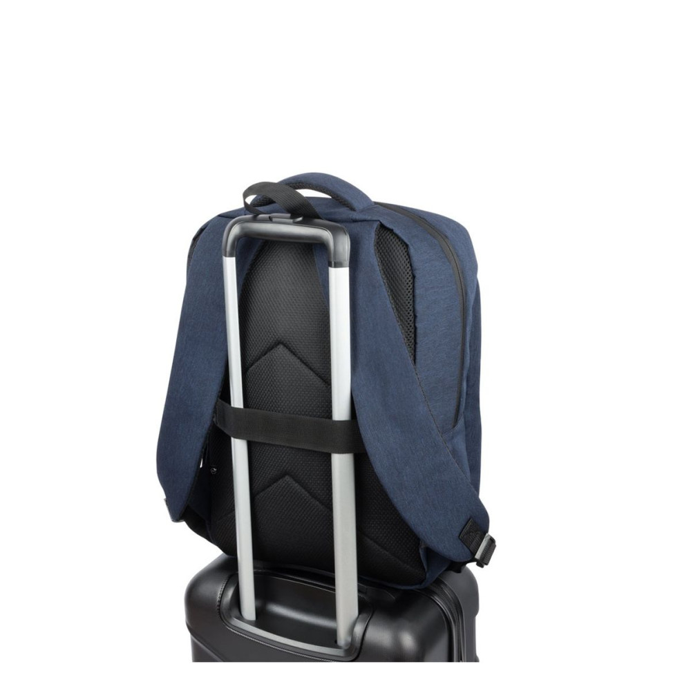 COVENTRY - 15.6 Fully padded laptop backpack in 300D recycled high-density polyester and 210D recycled polyester lining