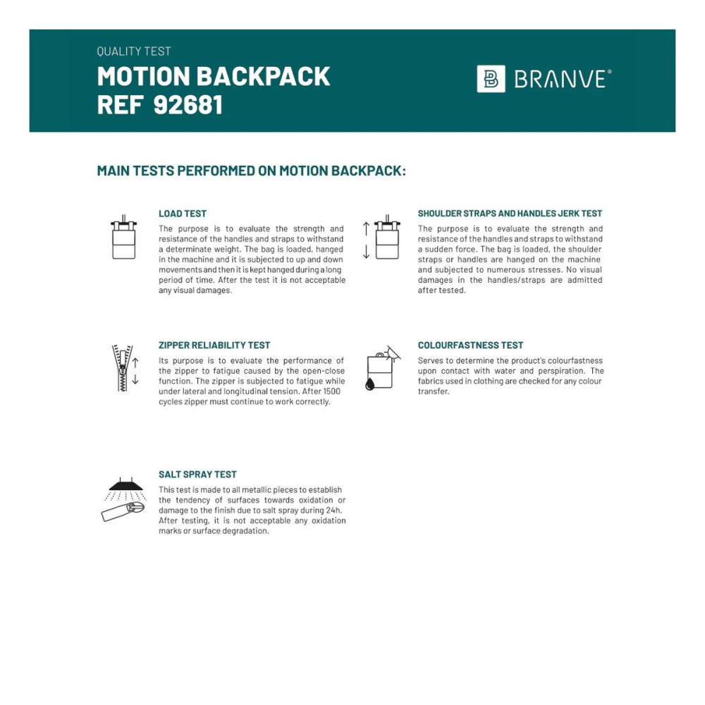 MOTION BACKPACK - 600D and polypropylene backpack