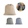 CHANCERY - Drawstring bag in recycled cotton (70%), polyester (30% rPET) (140 g/m²) CHANCERY - Drawstring bag in recycled cotton (70%), polyester (30% rPET) (140 g/m²)