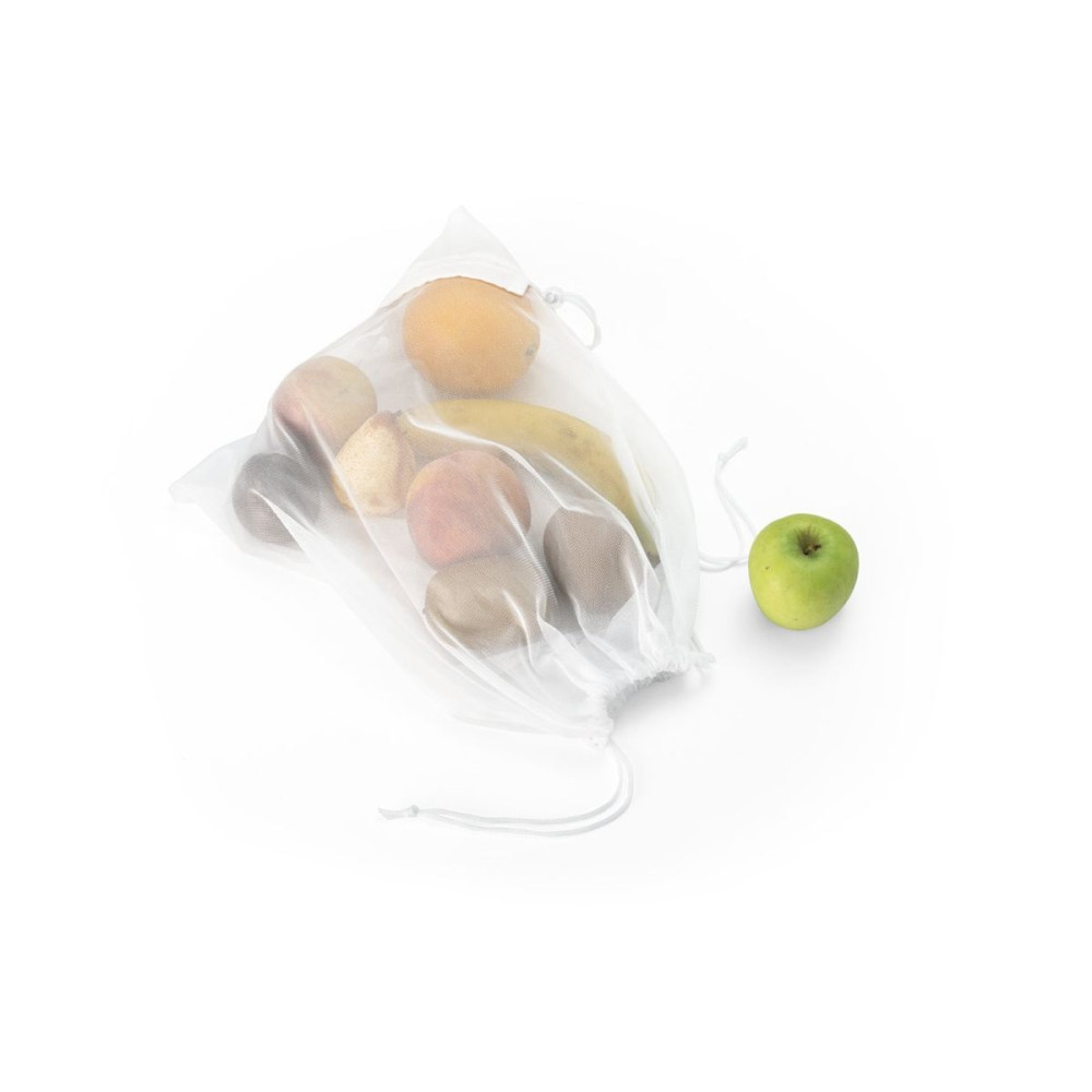 BOLZANO - Foldable bag made of mesh and 190T recycled polyester (100% rPET)