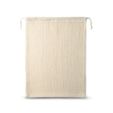 NAPOLI - 100% cotton bag (120 g/m²) with 100% cotton mesh on the front (100 g/m²)