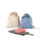 RISSANI - Drawstring bag with recycled cotton (70%) and polyester (30% rPET) (140 g/m²)