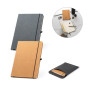 MATISSE - A5 notebook with rigid cover in leather (70% recycled) with lined sheets MATISSE - A5 notebook with rigid cover in leather (70% recycled) with lined sheets