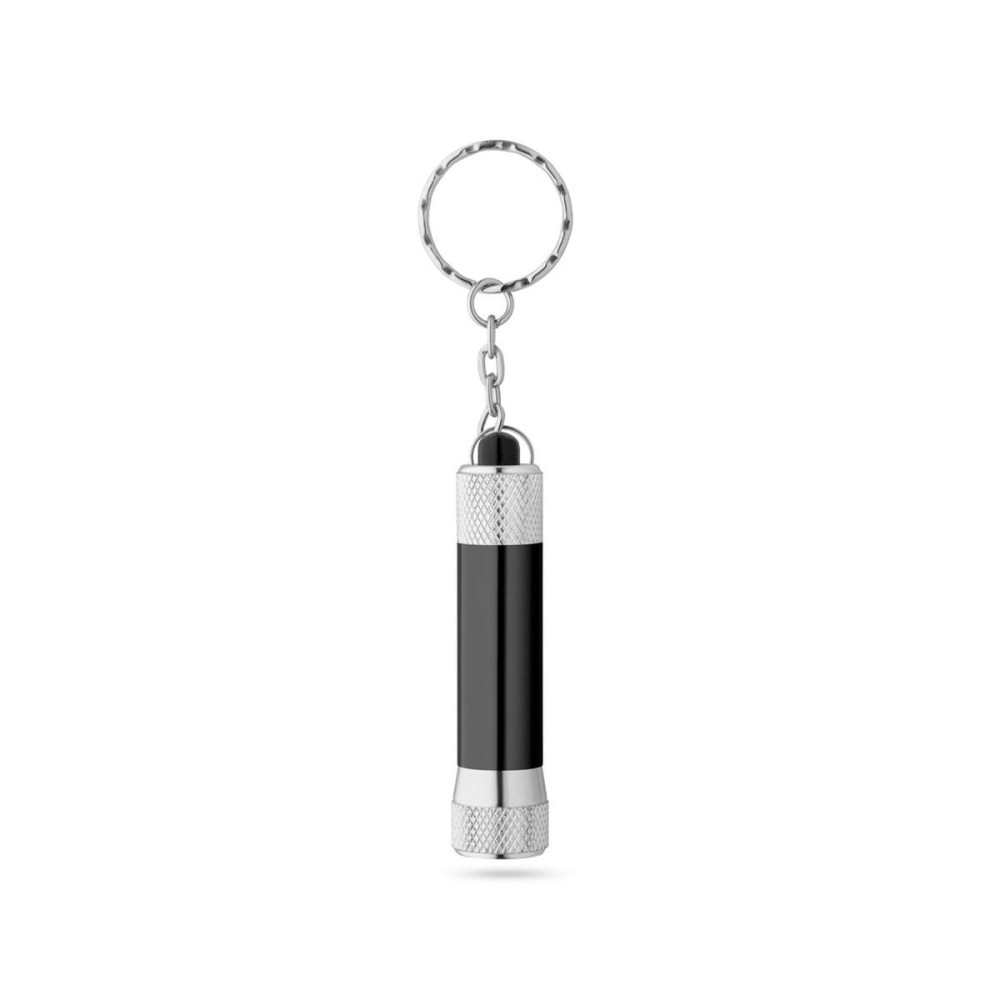 LERGAN - Aluminium keyring with a 3 LED flashlight