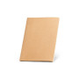 ALCOTT A4 - A4 notepad with Kraft paper cover (250 g/m²) and plain pages ALCOTT A4 - A4 notepad with Kraft paper cover (250 g/m²) and plain pages
