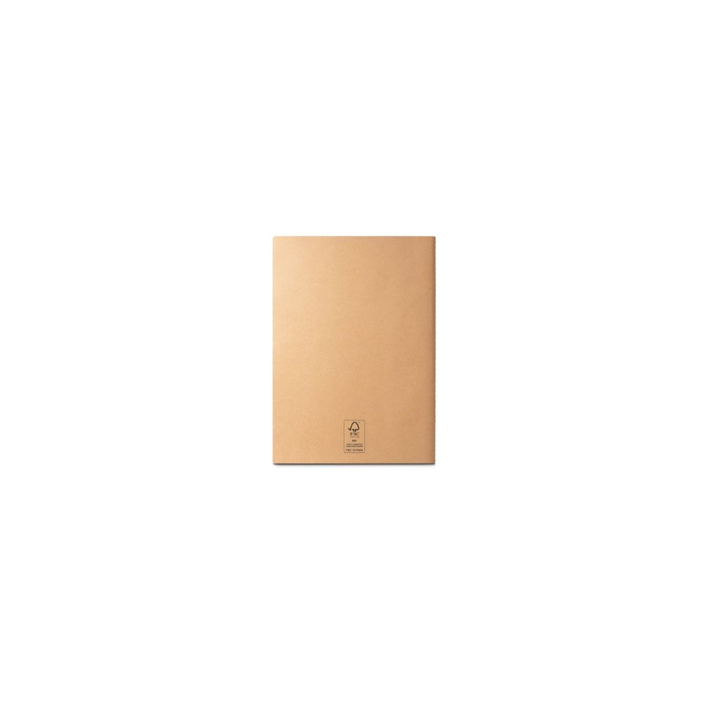 ALCOTT A6 - Notepad with cardboard cover (250 g/m²) and plain pages