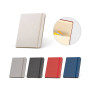 BOYD - A5 notebook in recycled polyester (100% rPET) with lined sheets BOYD - A5 notebook in recycled polyester (100% rPET) with lined sheets