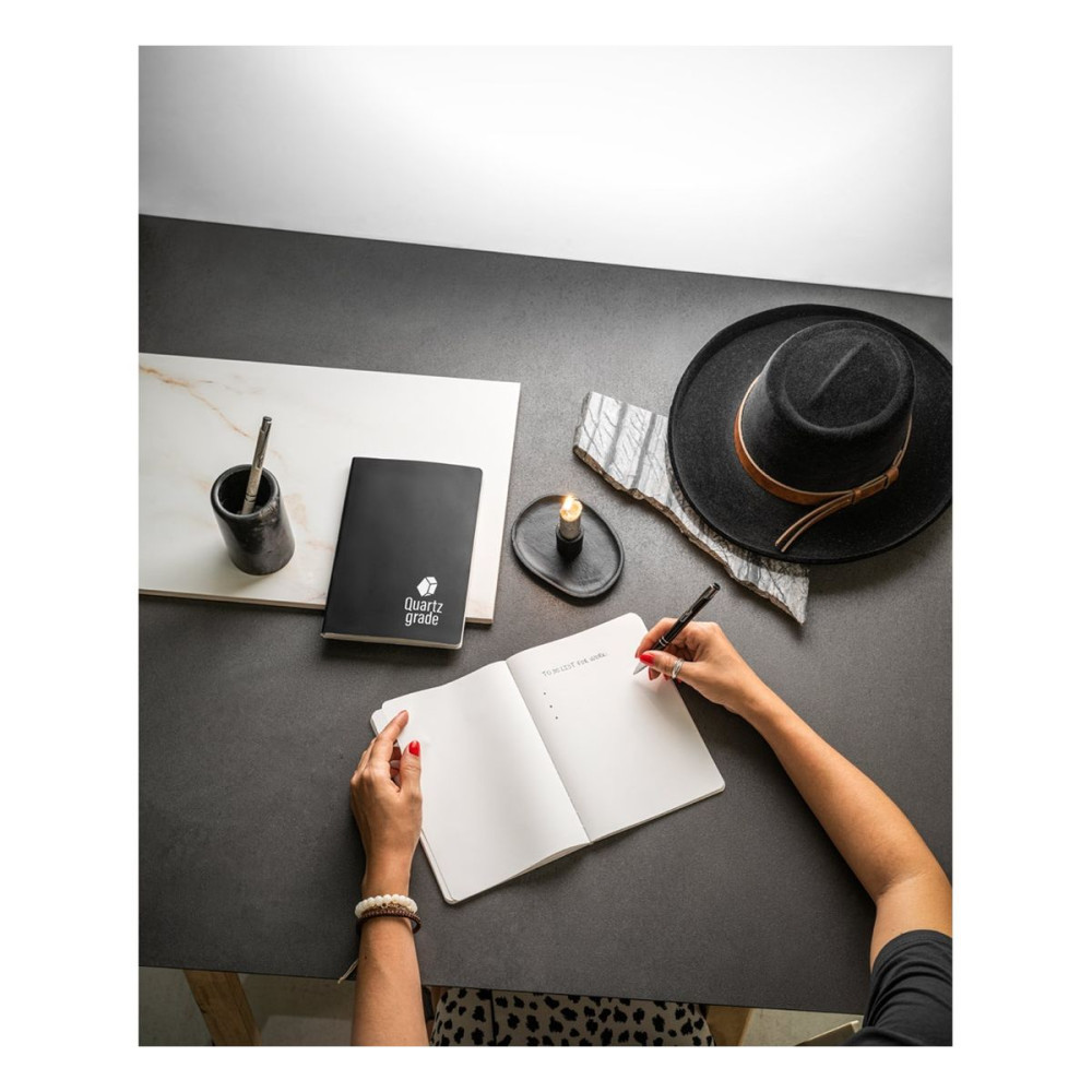 QUEIROS - A5 notepad with water resistant cover