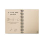 PROUST - A5 notebook with rings, hard cover, made of sugar cane paper (80% sugar cane) with plain pages PROUST - A5 notebook with rings, hard cover, made of sugar cane paper (80% sugar cane) with plain pages