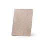 TEAPAD SEMI-RIGID - A5 notepad with semi-rigid cover made from tea leafs waste (65%) TEAPAD SEMI-RIGID - A5 notepad with semi-rigid cover made from tea leafs waste (65%)