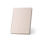 ORGANIC RIGID - A5 notepad with hard cover made from organic elephant matter (80%) ORGANIC RIGID - A5 notepad with hard cover made from organic elephant matter (80%)