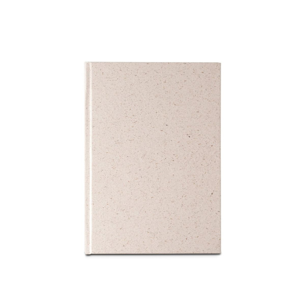 ORGANIC RIGID - A5 notepad with hard cover made from organic elephant matter (80%)