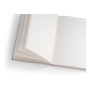 ORGANIC RIGID - A5 notepad with hard cover made from organic elephant matter (80%) ORGANIC RIGID - A5 notepad with hard cover made from organic elephant matter (80%)