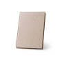 TEAPAD RIGID - A5 notepad with hard cover made from tea leafs waste (65%) TEAPAD RIGID - A5 notepad with hard cover made from tea leafs waste (65%)