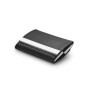 LONE - Double card holder in metal and PU