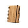 DICKENS A5 - A5 spiral notebook in bamboo with 100% recycled paper DICKENS A5 - A5 spiral notebook in bamboo with 100% recycled paper