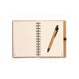 DICKENS A5 - A5 spiral notebook in bamboo with 100% recycled paper DICKENS A5 - A5 spiral notebook in bamboo with 100% recycled paper