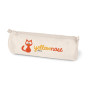 SCHOOLI - 100% cotton canvas pencil case (290 g/m²) with a cylindrical design SCHOOLI - 100% cotton canvas pencil case (290 g/m²) with a cylindrical design