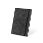 BALDWIN - A5 notepad with recycled felt cover (100% rPET) and lined pages in 100% recycled paper BALDWIN - A5 notepad with recycled felt cover (100% rPET) and lined pages in 100% recycled paper