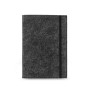 BALDWIN - A5 notepad with recycled felt cover (100% rPET) and lined pages in 100% recycled paper BALDWIN - A5 notepad with recycled felt cover (100% rPET) and lined pages in 100% recycled paper