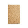 ADAMS A5 - A5 cork notebook with ivory-colored plain sheets ADAMS A5 - A5 cork notebook with ivory-colored plain sheets