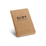 ADAMS A6 - A6 cork notepad with ivory-colored plain sheets ADAMS A6 - A6 cork notepad with ivory-colored plain sheets