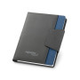RUSSEL - PU and polyester fabric cover with A5 notebook with plain pages RUSSEL - PU and polyester fabric cover with A5 notebook with plain pages