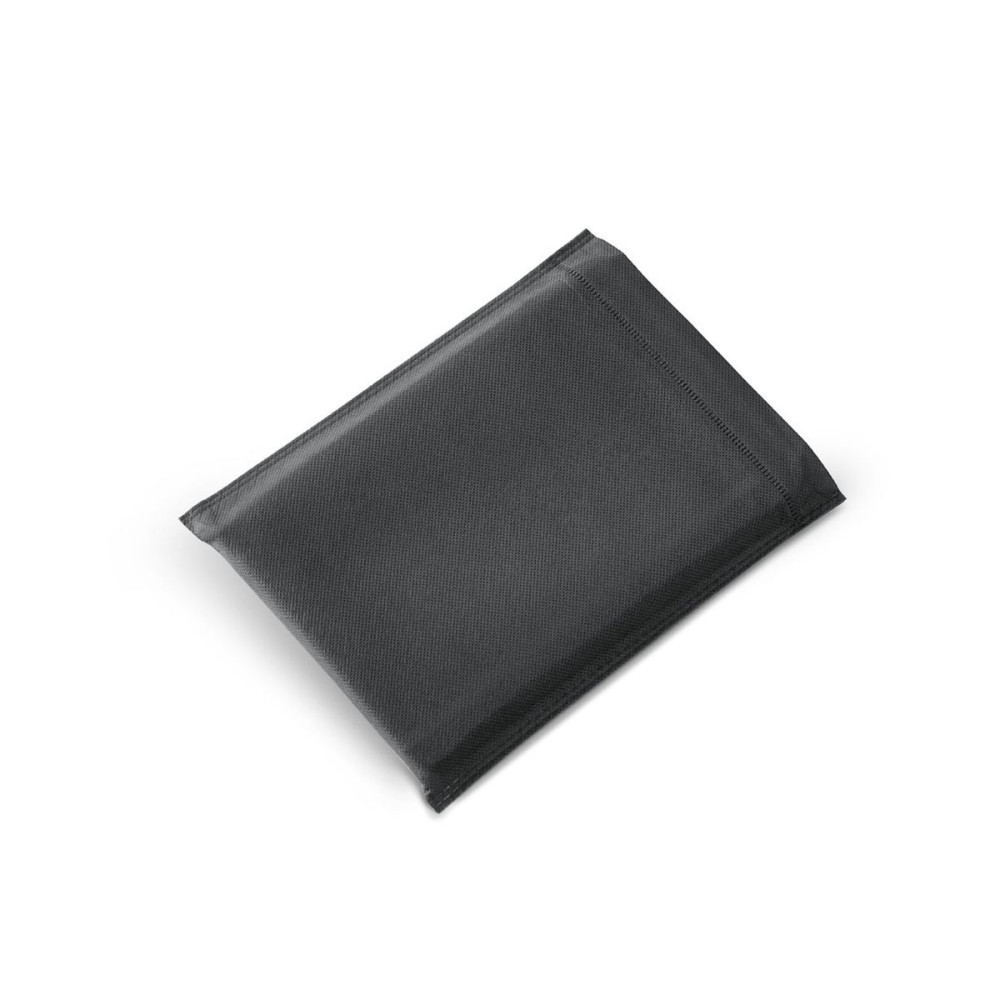 RUSSEL - PU and polyester fabric cover with A5 notebook with plain pages