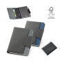 RUSSEL - PU and polyester fabric cover with A5 notebook with plain pages RUSSEL - PU and polyester fabric cover with A5 notebook with plain pages