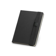 SHAKESPEARE - A5 notepad in PU with smooth ivory-colored sheets
