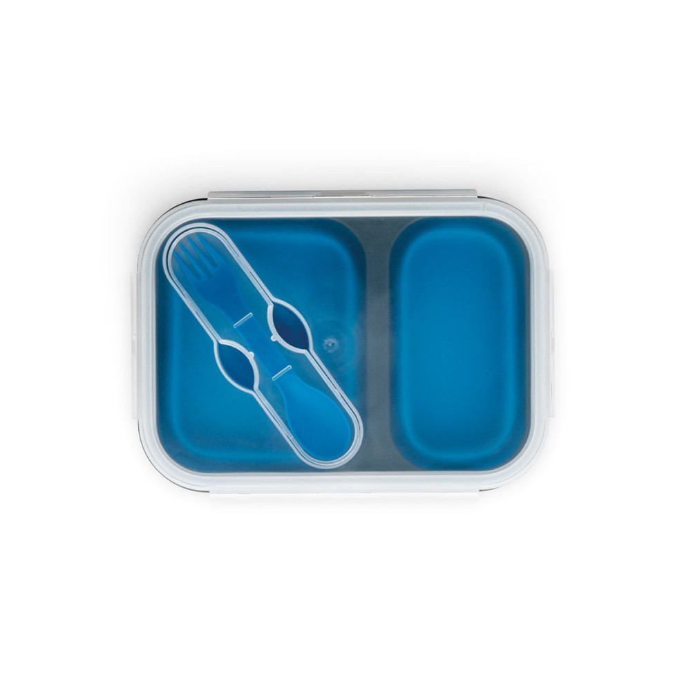 DILL - Lunch Box. Retractable hermetic box in silicone and PP (480 and 760 mL)