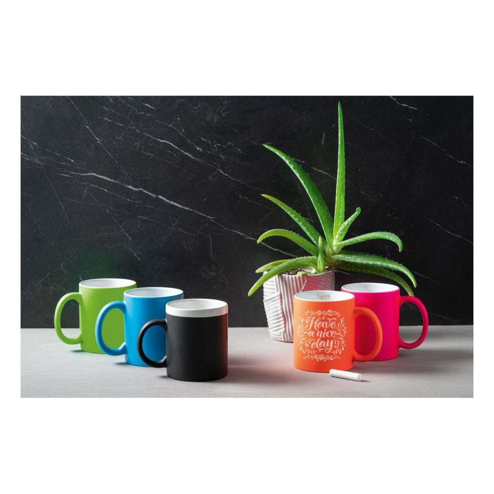 LYNCH - 350 mL neon finish ceramic mug