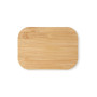 SHINO - Lunch Box. Stainless steel lunch box with bamboo lid SHINO - Lunch Box. Stainless steel lunch box with bamboo lid