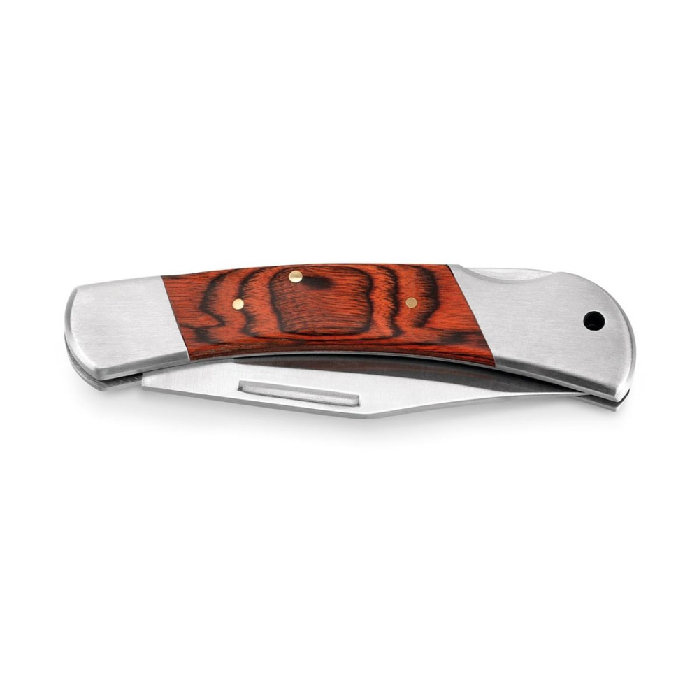FALCON II - Pocket knife in stainless steel and wood