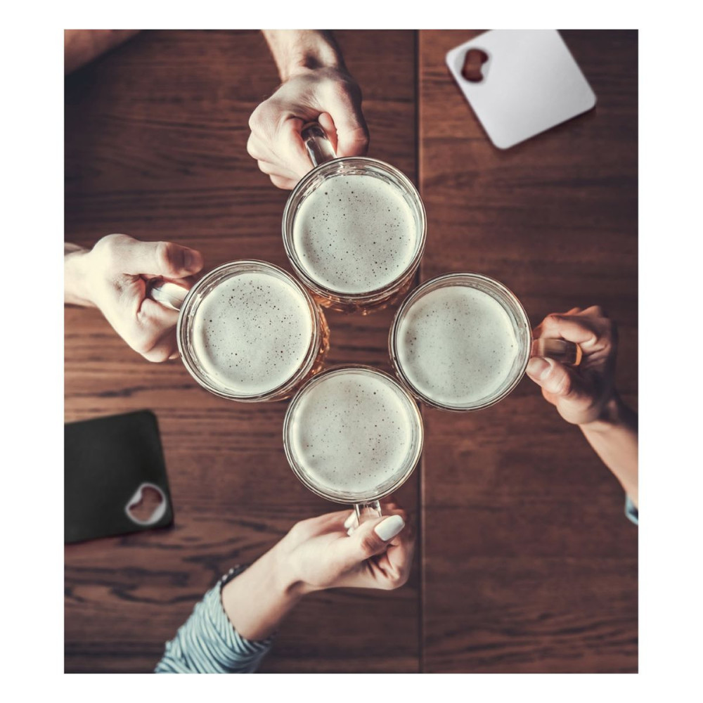 FUNFAYE - Coaster with bottle opener