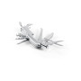 SOLDEN - Multifunction pocket knife in stainless steel and metal with mini LED flashlight