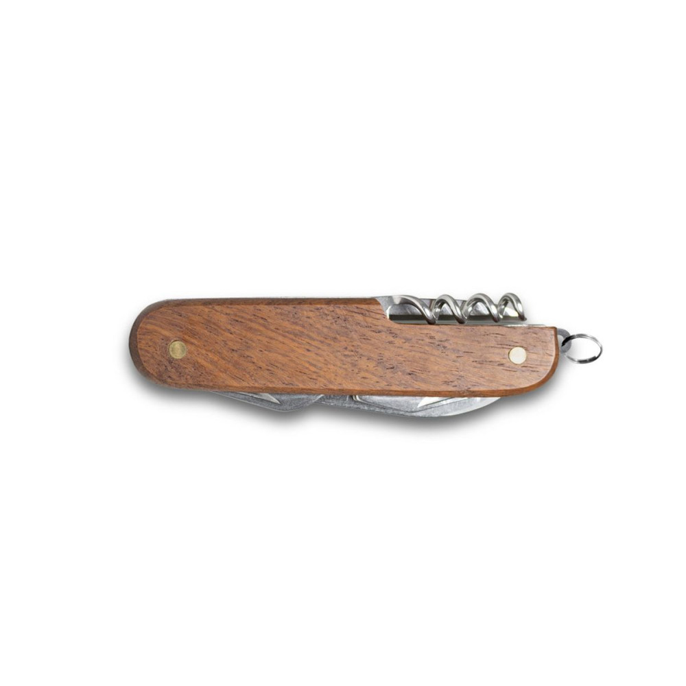 BELPIANO - Multifunction pocket knife in stainless steel and wood
