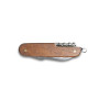 BELPIANO - Multifunction pocket knife in stainless steel and wood BELPIANO - Multifunction pocket knife in stainless steel and wood