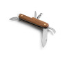 BELPIANO - Multifunction pocket knife in stainless steel and wood BELPIANO - Multifunction pocket knife in stainless steel and wood