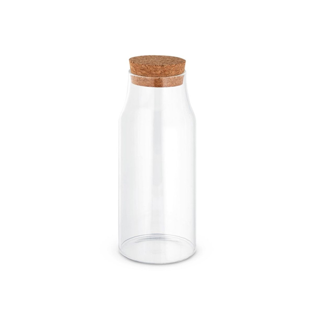 JASMIN 800 - Borosilicate glass bottle with cork lid 800 mL