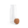 JASMIN 1000 - Borosilicate glass bottle with cork lid 1 litre JASMIN 1000 - Borosilicate glass bottle with cork lid 1 litre