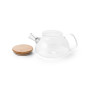 SNEAD - Borosilicate glass teapot with bamboo lid 750 mL SNEAD - Borosilicate glass teapot with bamboo lid 750 mL