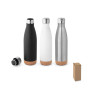 SOLBERG - Stainless steel thermos and cork base 560 mL SOLBERG - Stainless steel thermos and cork base 560 mL