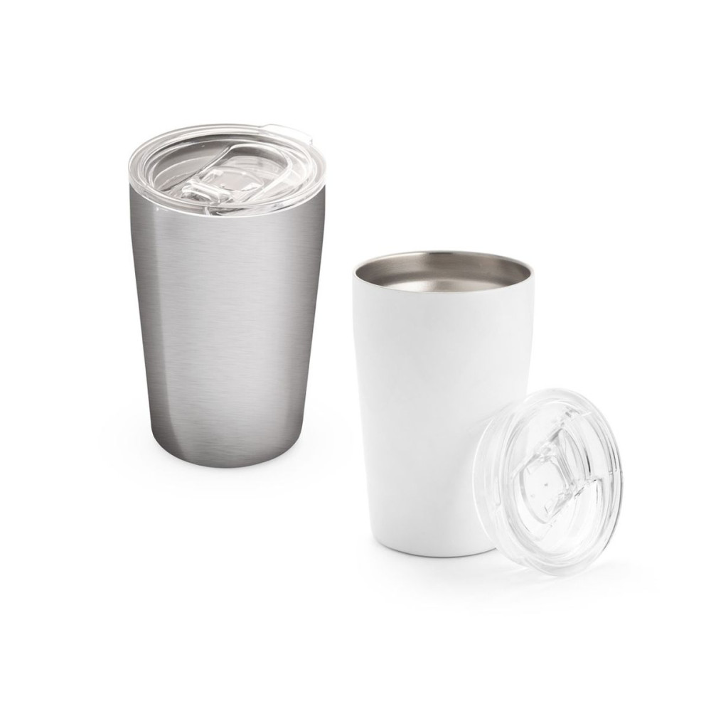SLIDER - Stainless steel travel cup 380 mL