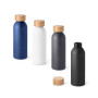 QUETA - Aluminium bottle with bamboo lid 550 mL QUETA - Aluminium bottle with bamboo lid 550 mL