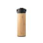 LAVER - Thermos bottle in bamboo, stainless steel and PP 440 mL LAVER - Thermos bottle in bamboo, stainless steel and PP 440 mL