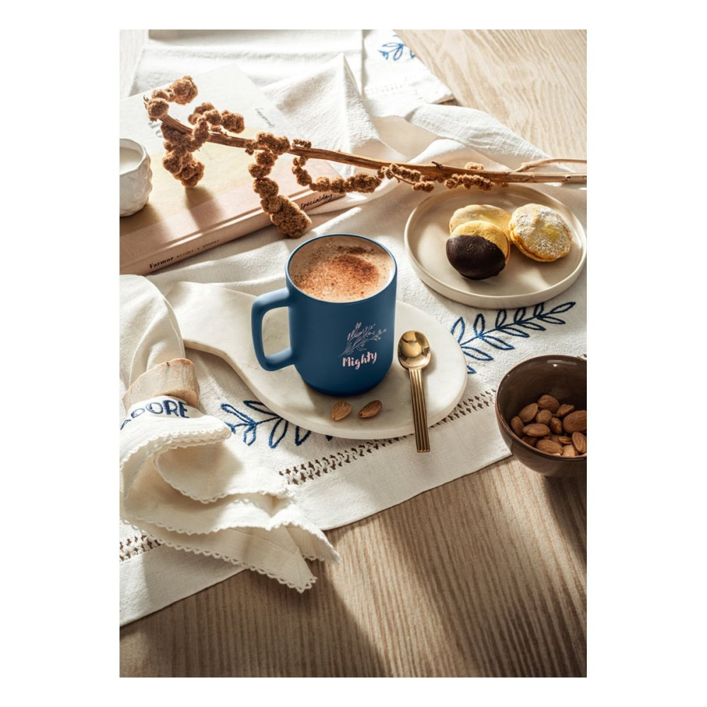 MIGHTY - Ceramic mug with cylindrical body 330 mL