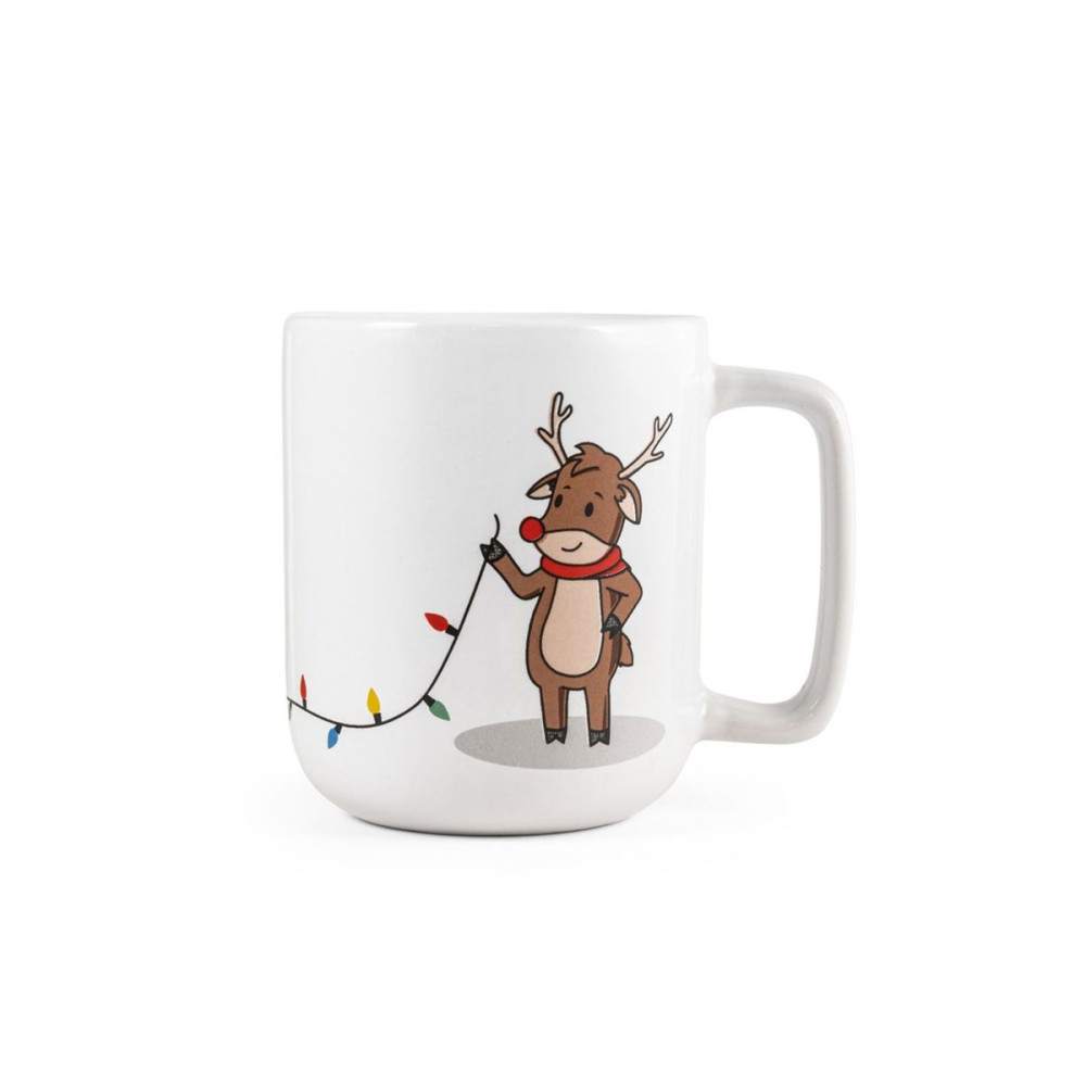 REINDEER - Mug with Christmas print 330 mL