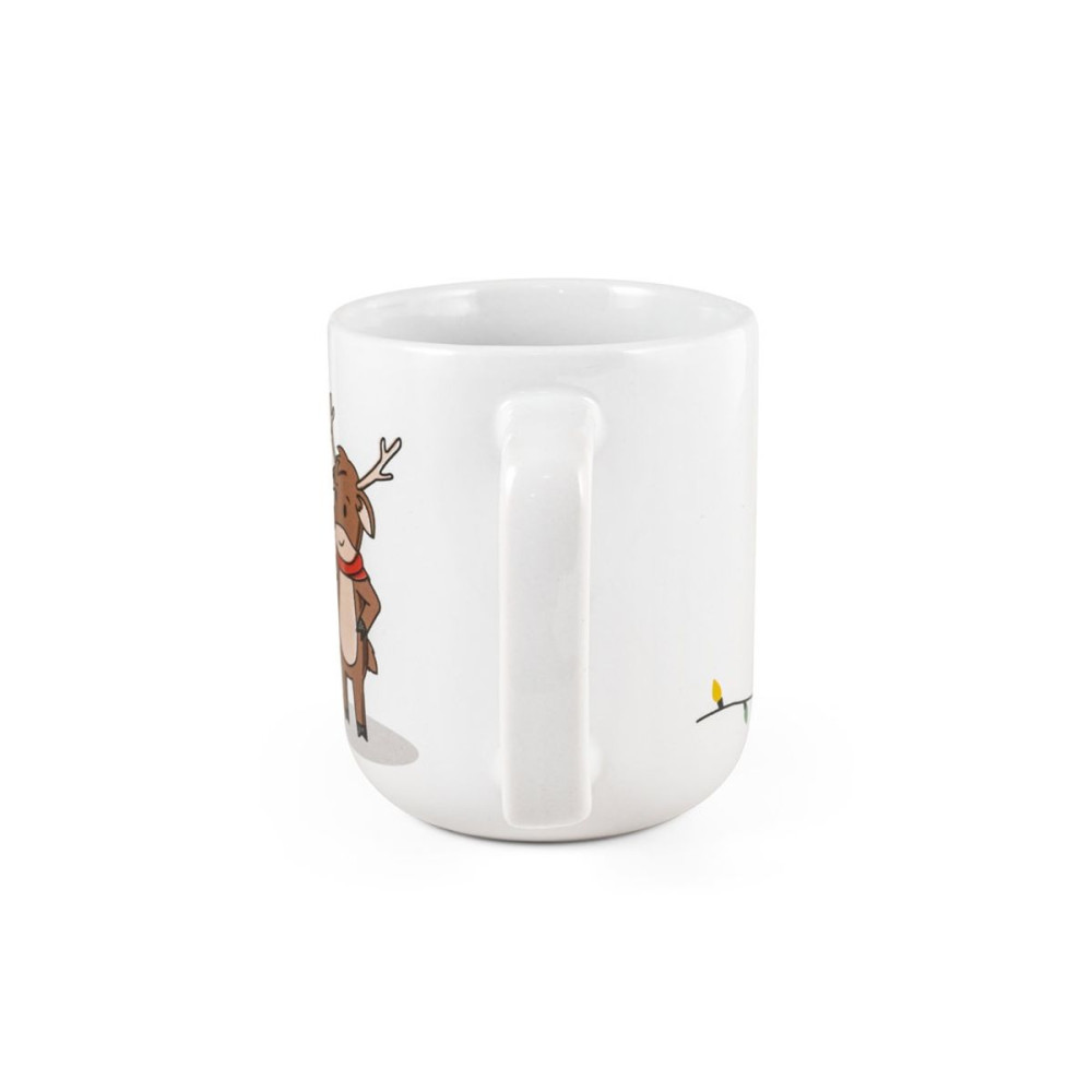 REINDEER - Mug with Christmas print 330 mL